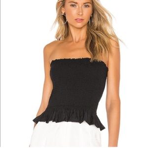 New black Rebecca Minkoff dolly top
